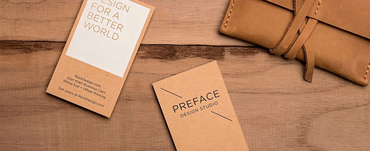 Diseño impreso, tarjetas de presentación en serigrafía